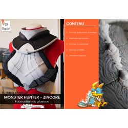 ZINOGRE - Plastron Monster Hunter - PATRONS + EBOOK cosplay