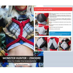 ZINOGRE breastplate Monster Hunter - cosplay patterns + Ebook